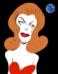 Julie London (caricature)
